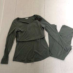 Kindred Bravely Jane nursing pajama set